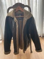 Pilotenjack echt Leer, Ophalen, Bruin, Maat 48/50 (M), Italie