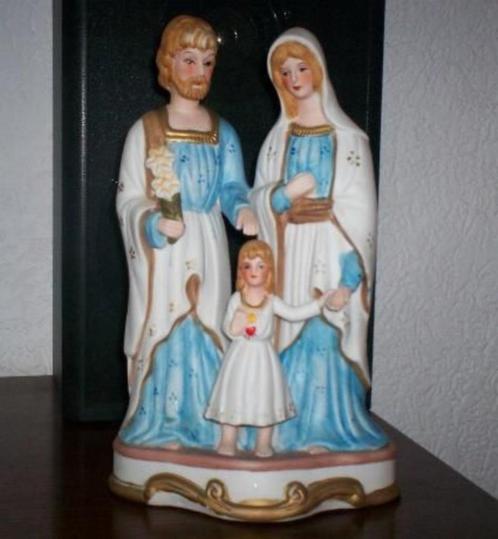 1 religie heilig hart familie beeld ongeveer 27 cm, Antiek en Kunst, Antiek | Religie, Ophalen of Verzenden