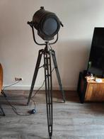 Industriële Metalen Lamp met Voetknop, Huis en Inrichting, Ophalen, Gebruikt, 100 tot 150 cm, Metaal