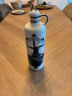Delfts Blauw Bols Fles met Molen, Antiek en Kunst, Ophalen of Verzenden