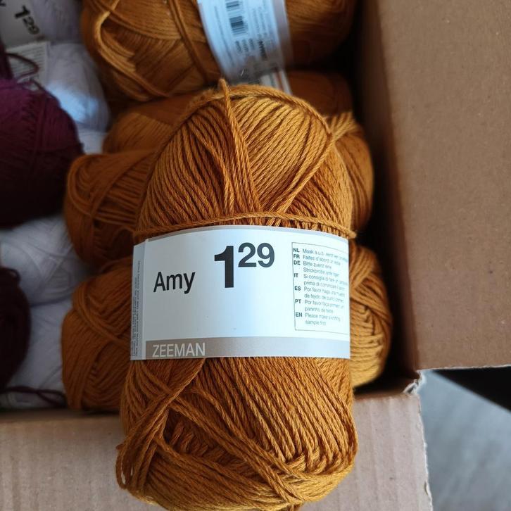 Amy garen 50 gr, Hobby en Vrije tijd, Breien en Haken, Nieuw, Breien of Haken, Wol of Garen, Ophalen of Verzenden