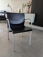 4 Leolux Stoelen - Setprijs!, Huis en Inrichting, Ophalen, Gebruikt, Zwart, Vier