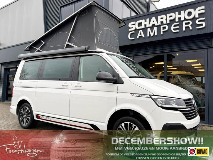 Volkswagen T6.1 California OCEAN Edition 150 DSG, Caravans en Kamperen, Campers, Bedrijf, tot en met 4, Volkswagen, Overige merken