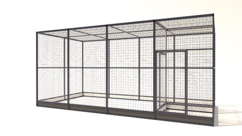 Aluminium Kattenren Deluxe | 408 x 197 x 188 cm, Dieren en Toebehoren, Katten-accessoires, Ophalen of Verzenden