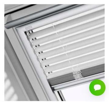 2 jaloezieën voor Velux dakramen kleur wit