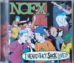 NOFX – I Heard They Suck Live!!, Cd's en Dvd's, Cd's | Hardrock en Metal, Gebruikt, Ophalen of Verzenden