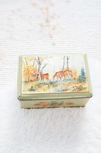 Vintage blik herten, Verzamelen, Blikken, Ophalen of Verzenden, Gebruikt, Overige