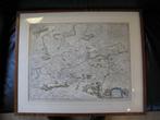 originele landkaart Henegouwen-Namen W. en J. Blaeu ca. 1643, Boeken, Atlassen en Landkaarten, Gelezen, Willem en Joan Blaeu, Voor 1800