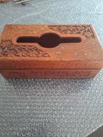 Mooi houten tissue doos, Ophalen of Verzenden