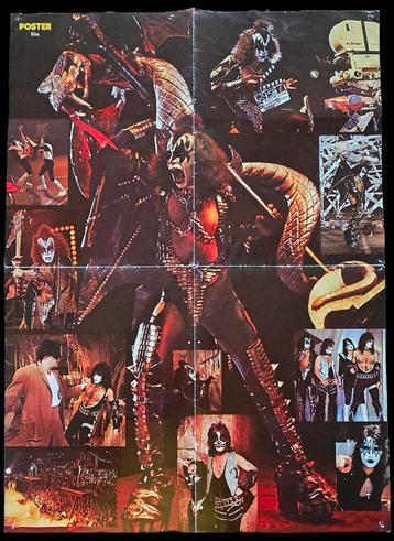Poster Kiss en ABBA, 1978 beschikbaar voor biedingen