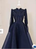 Nieuwe Abiye / Avondjurk - Turkse maat 52, Blauw, Maat 46/48 (XL) of groter, Nieuw, Ophalen of Verzenden