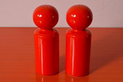 Retro vintage Sicart peper- en zoutstel - Pino Spagnolo, Antiek en Kunst, Antiek | Keramiek en Aardewerk, Ophalen of Verzenden