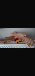 Houten Trein Set voor Kinderen, Kinderen en Baby's, Speelgoed | Houten speelgoed, Ophalen, Zo goed als nieuw, Duw- of Trekspeelgoed