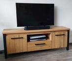 Massief eiken tv meubel Santos, Ophalen, 150 tot 200 cm, Zo goed als nieuw, Minder dan 100 cm