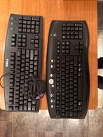 2 Toetsenborden: Dell & Logitech, Gebruikt, Multimediatoetsen, Ophalen of Verzenden, Qwerty