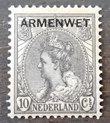 Cees-Dienstzegel armenwet 1913 D7 postfris beschikbaar voor biedingen