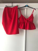 Mooi rode set, maat 36/38, Kleding | Dames, Pyjama's, Ophalen, Zo goed als nieuw, Maat 36 (S)