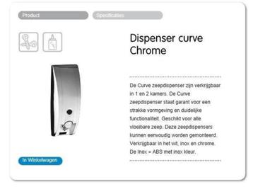 aanbieding 1 kamer zeepdispenser chrome nu voor 10 euro beschikbaar voor biedingen