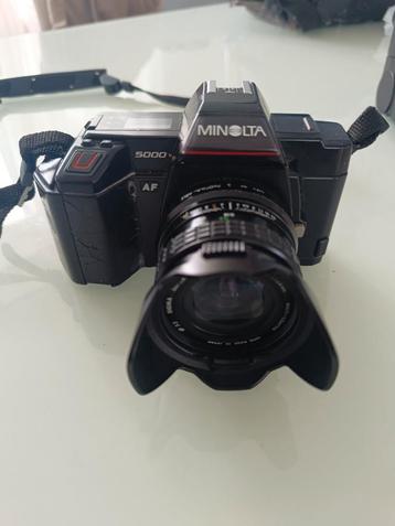 Collectors item Minolta 5000 AF camera set inclusief lenzen  beschikbaar voor biedingen