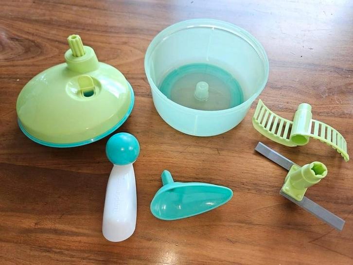 Tupperware Quick Chef - Groen, Huis en Inrichting, Keuken | Tupperware, Gebruikt, Overige typen, Groen, Wit, Ophalen of Verzenden