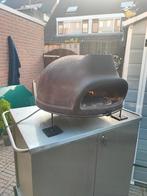 Mexicaanse pizzaoven incl RVS kast onderstel op wielen, Ophalen, Zo goed als nieuw