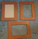 Koperkleurige Fotolijstjes (3 stuks), Ophalen of Verzenden, Gebruikt