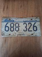 Vintage Illinois Nummerbord, Ophalen, Gebruikt, Auto's