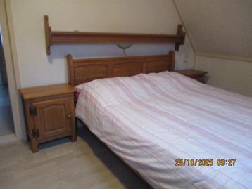 Eikenbed compleet. beschikbaar voor biedingen