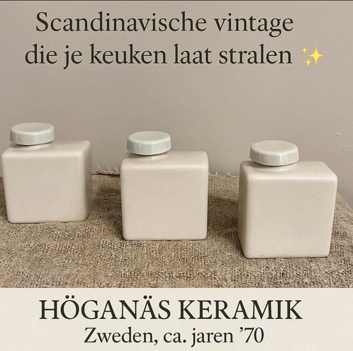 Hoganas keramik kruidenpotjes, Antiek en Kunst, Antiek | Keramiek en Aardewerk, Ophalen