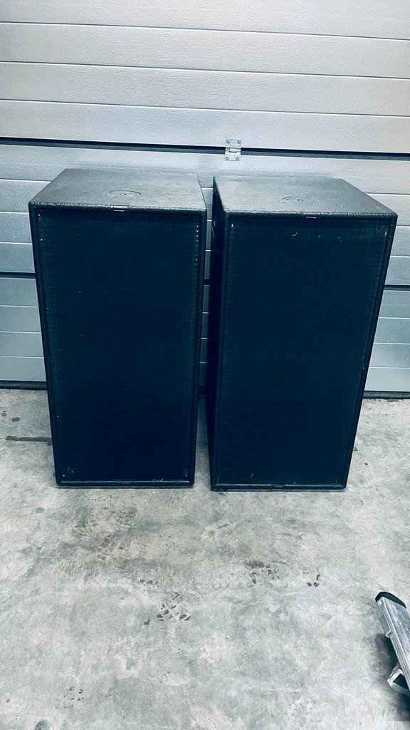 15 inch Dubbele Subwoofers, Muziek en Instrumenten, Versterkers | Keyboard, Monitor en PA, Gebruikt, P.A., Ophalen