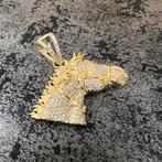 14k gouden hanger paard kop nieuw