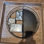 Wanddecoratie met fotolijstjes, Ophalen, Rond, Hout