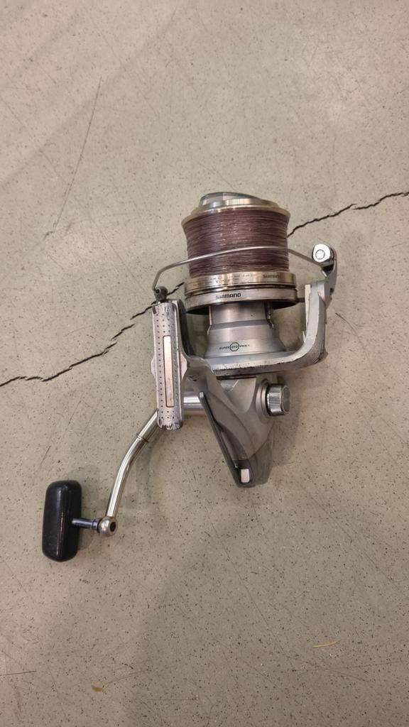 Shimano Molen - Gebruikt, Watersport en Boten, Hengelsport | Karpervissen, Gebruikt, Molen, Ophalen of Verzenden