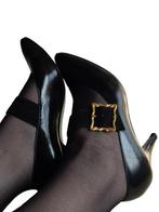 Vintage goth hakken, Pumps, Zwart, Ophalen of Verzenden, Zo goed als nieuw