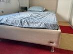 Single beds en mattress, Huis en Inrichting, Slaapkamer | Boxsprings, 120 cm, Grijs, Modern, Ophalen of Verzenden