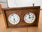 Antieke Schaakklok Jaren 30 - Perfecte Staat!, Antiek en Kunst, Antiek | Klokken, Ophalen of Verzenden