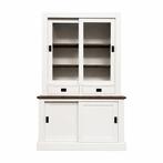 Voorraad buffetkast 130cm - ral 9010 - NU VOOR €1350,-!!, Eikenhout, 200 cm of meer, Nieuw, Ophalen of Verzenden