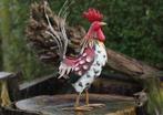 Haan en Hen / metaal / kippen / NIEUW, Dierenbeeld, Nieuw, Metaal, Info@huisentuindecoratiemarie.nl