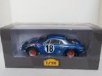Renault Alpine A110 Rally Monte Carlo 1973 1/18, Hobby en Vrije tijd, Modelauto's | 1:18, Ophalen of Verzenden, Zo goed als nieuw