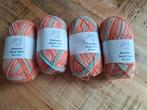 4 bollen Summer Sock yarn (zonder wol), Ophalen of Verzenden, Nieuw, Breien of Haken, Wol of Garen