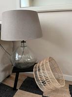 Sissy Boy tafellamp glazen voet, Huis en Inrichting, Ophalen, Zo goed als nieuw, Rond, 50 cm of meer