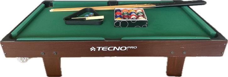 Tafelbiljart 90x50!, Sport en Fitness, Biljarten en Poolen, Zo goed als nieuw, Pooltafel, Ophalen