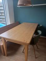 Houten tafel, Huis en Inrichting, Tafels | Eettafels, Gebruikt, 150 tot 200 cm, Rechthoekig, 50 tot 100 cm