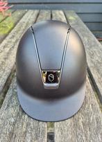 Bruine samshield cap mt S, Dieren en Toebehoren, Ophalen of Verzenden, Gebruikt, Dressuur, Cap