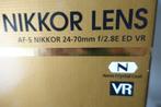 NIKON  AF-S  24-70/ f2.8 lens E-ED-VR.- f mount., Audio, Tv en Foto, Fotografie | Lenzen en Objectieven, Ophalen of Verzenden
