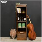 Oude eikenhouten roldeurkast Kast Archiefkast, Huis en Inrichting, Ophalen, Minder dan 50 cm, Gebruikt, 100 tot 150 cm