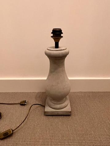 Betonnen baluster lampenvoet – 46 cm hoog – landelijke stijl beschikbaar voor biedingen