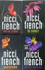 4 x Nicci French, oa in hechtenis, de gunst, wie niet horen, Ophalen of Verzenden, Zo goed als nieuw, Nicci French, Nederland