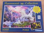 Clementoni Fluorescent Puzzel - 1000 Stukjes, Ophalen of Verzenden, 500 t/m 1500 stukjes, Zo goed als nieuw, Legpuzzel