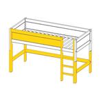 Lifetime verhogend deel voor halfhoogslaper wit GRATIS, Ophalen, Gebruikt, Eenpersoons, Hoogslaper